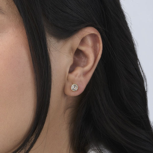 Crystal Crown Stud - Leia Store