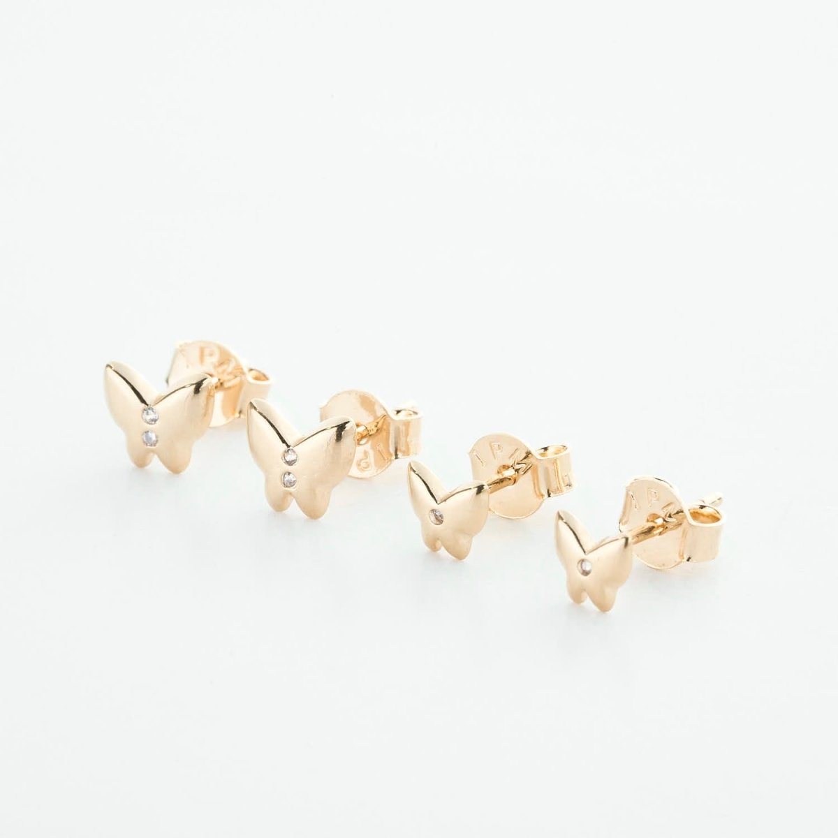 Golden Butterfly Stud Set - Leia Store
