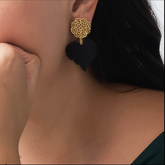 Golden Rose & Black Love - Leia Store