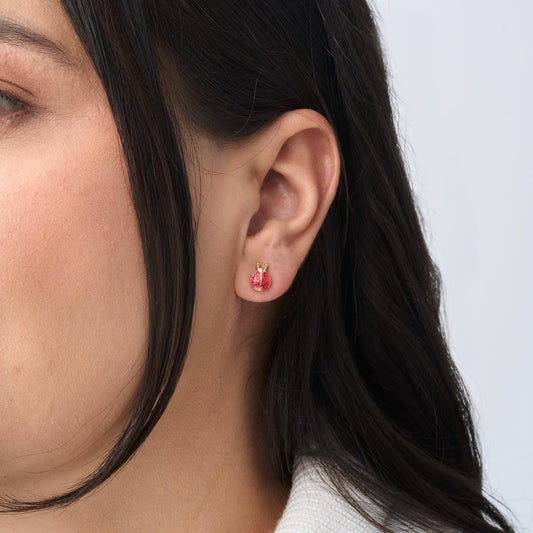 Lucky Lady Bug Stud - Leia Store