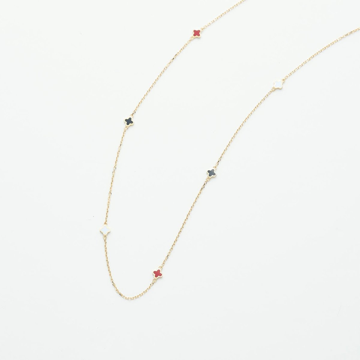 Mini Golden Clover Black - White - Red - Leia Store