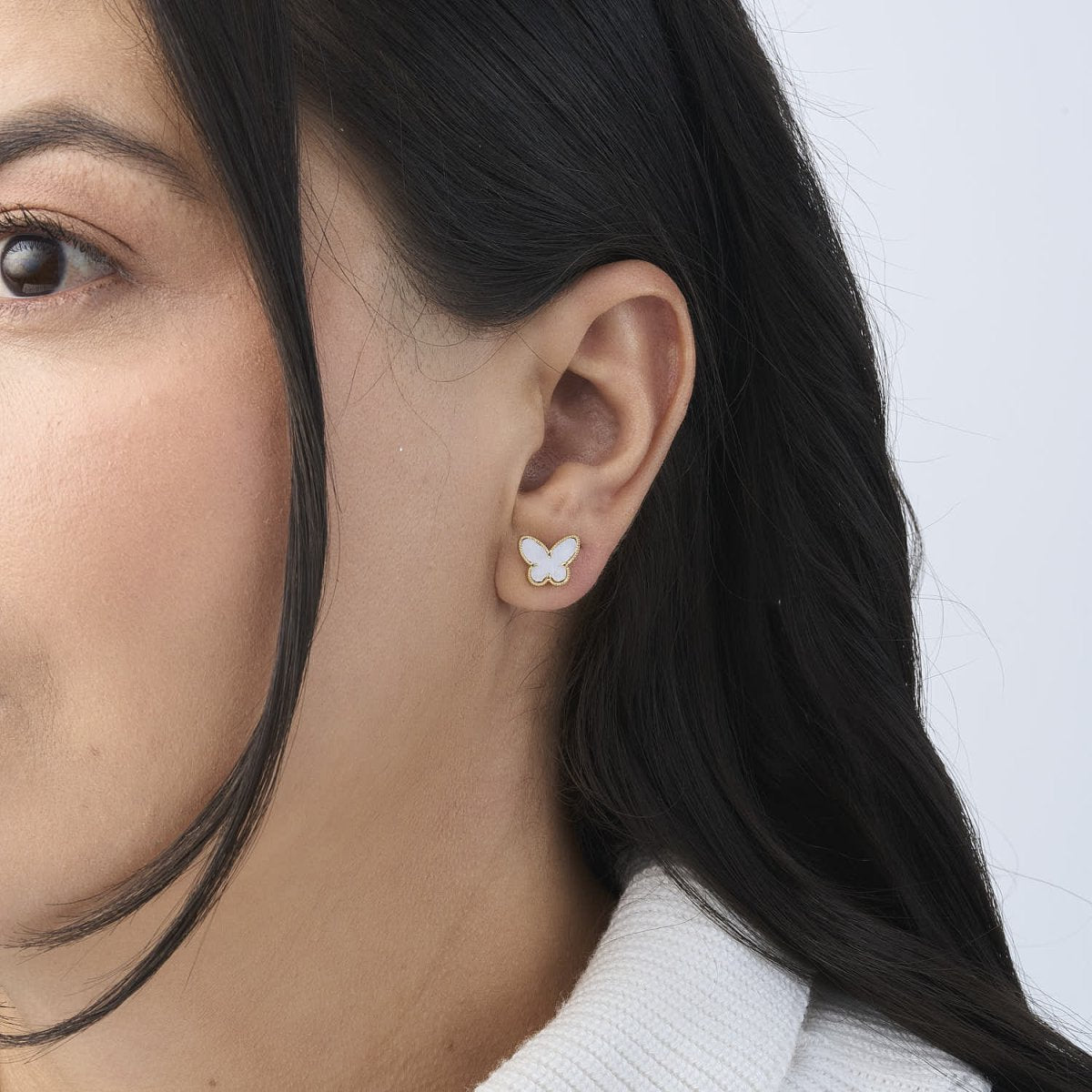 Moonlight Butterfly Stud - Leia Store