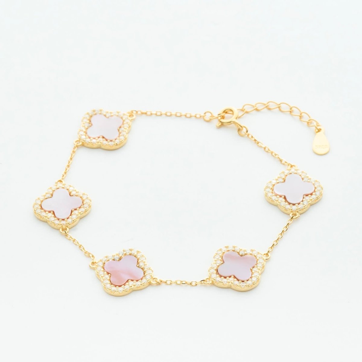 Rose Gold Clover Sparkle - Leia Store
