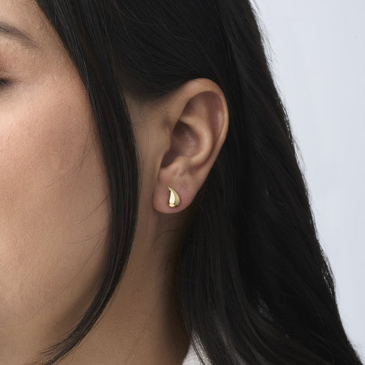 Tiny Gold Teardrop - Leia Store