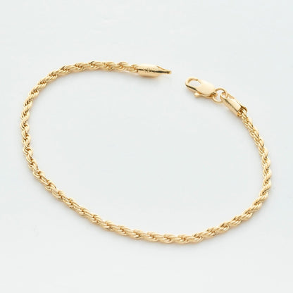 Gold Rope Bracelet - Leia Store