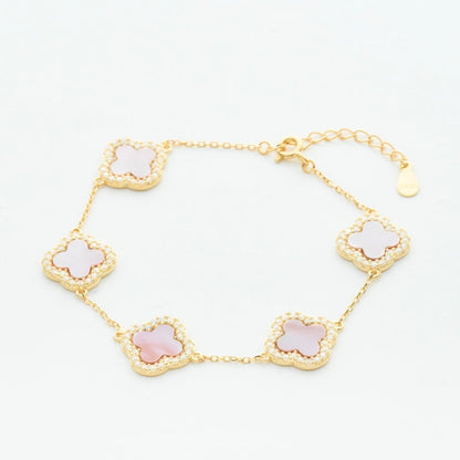 Rose Gold Clover Sparkle - Leia Store