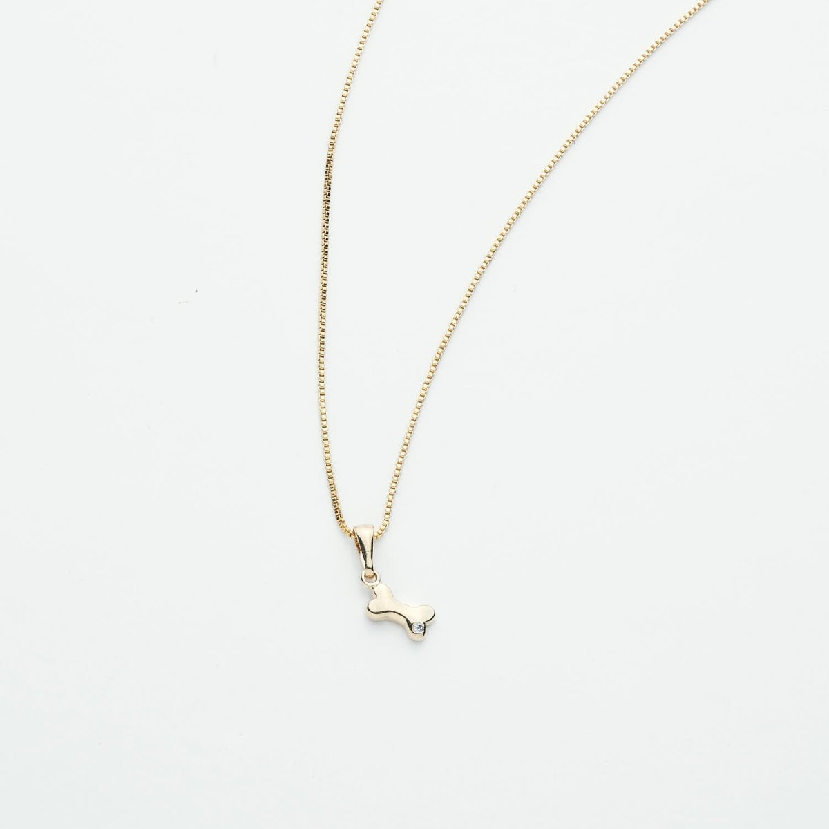 Tiny Bone Spark Necklace - Leia Store